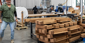 Eurocraft cabinetry assembled in the USA — quality inspection at manufacturing facility
